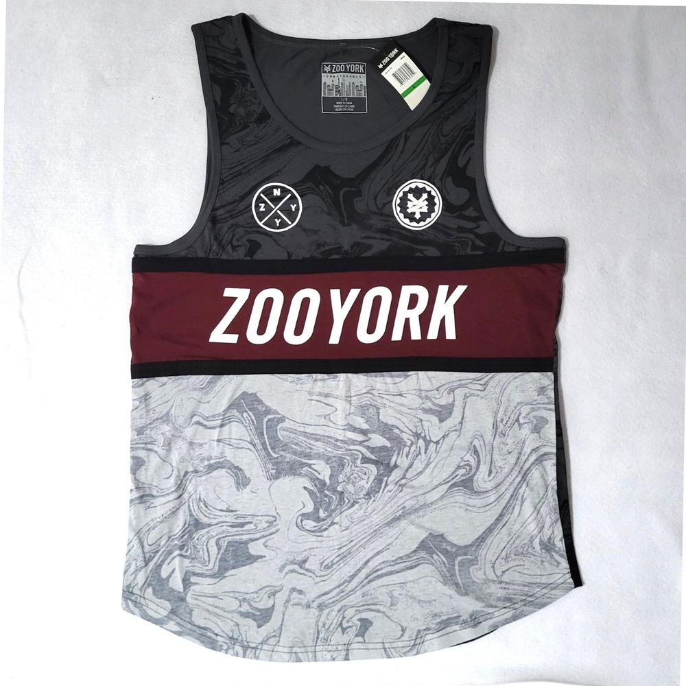 Nwt Vintage Zoo York Men's L Tank Top Shirt Graphic Logo Skater Streetwear New